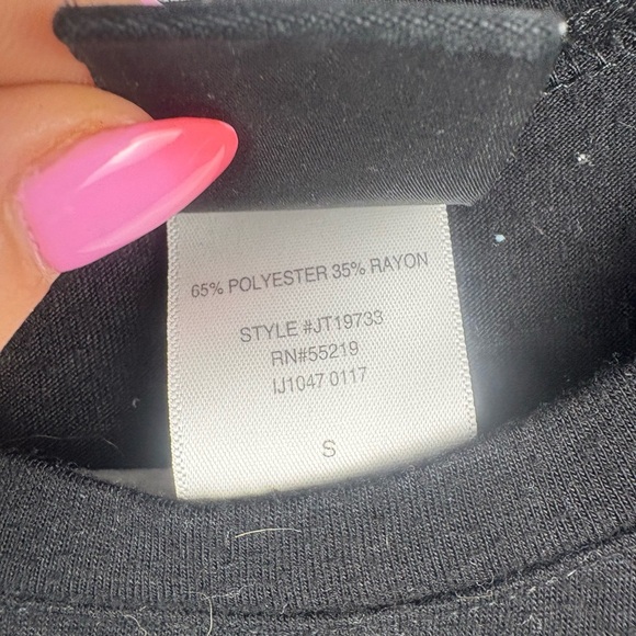 MODERN LUX Black Moon Graphic Sleeveless Top Criss Cross Front Small Punk Grunge - Picture 8 of 9